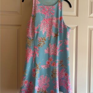 Lilly Pulitzer Luxletic Blue and Pink Dress
